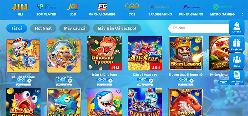 Game bắn cá RR88 đa dạng với nhiều trò chơi khác nhau