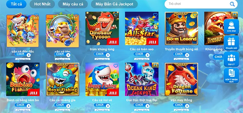 Game bắn cá RR88 đa dạng và sinh động với đồ họa đẹp mắt