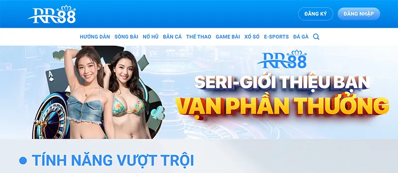 Bạn truy cập trang chủ nhà cái RR88 để tiến hành tải app