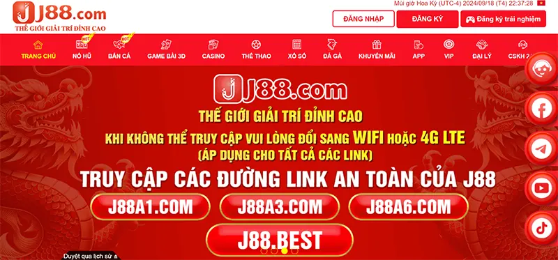 J88 là một thương hiệu nhà cái nổi bật với đồ họa đẹp mắt